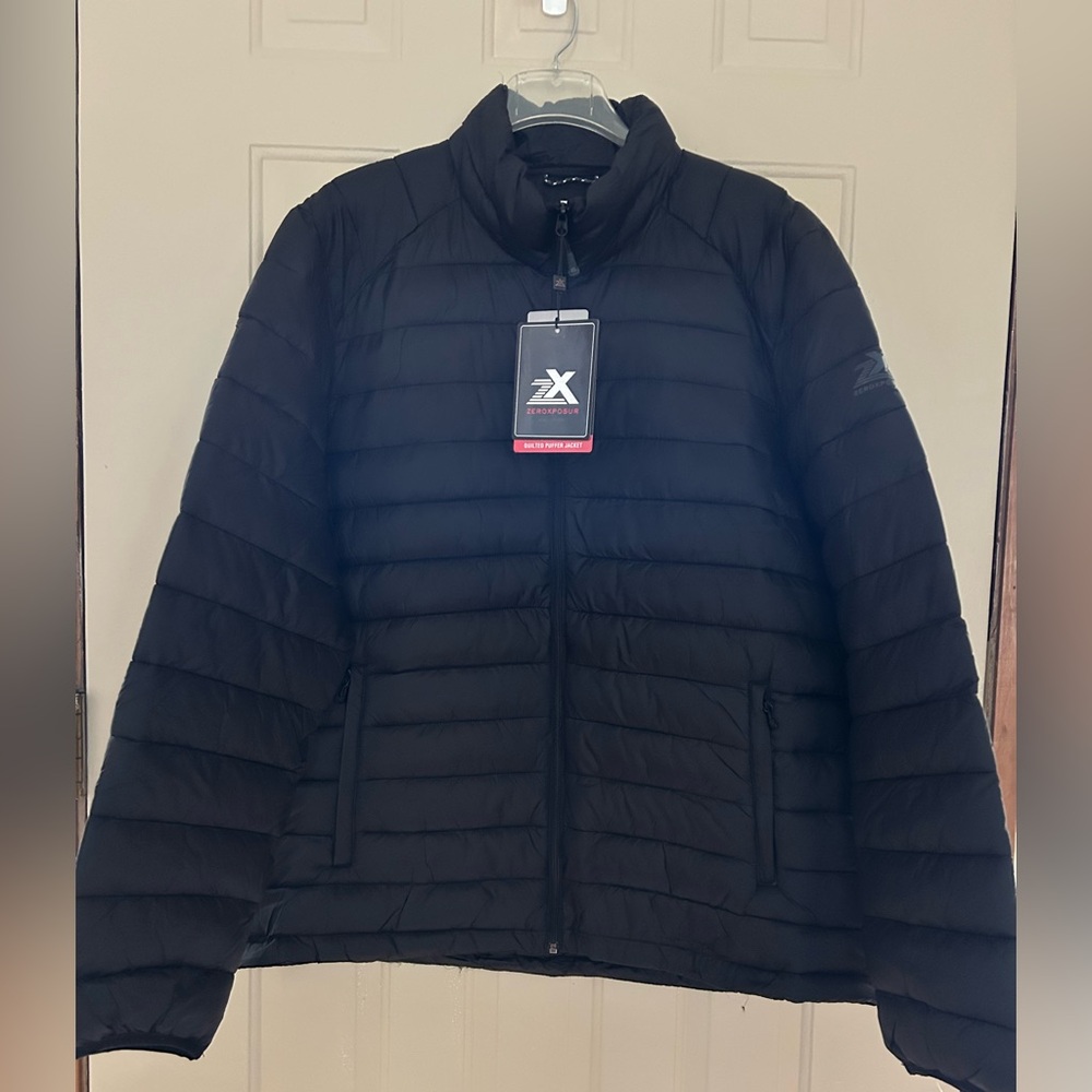 ZeroXposur Men's Black Puffer Jacket